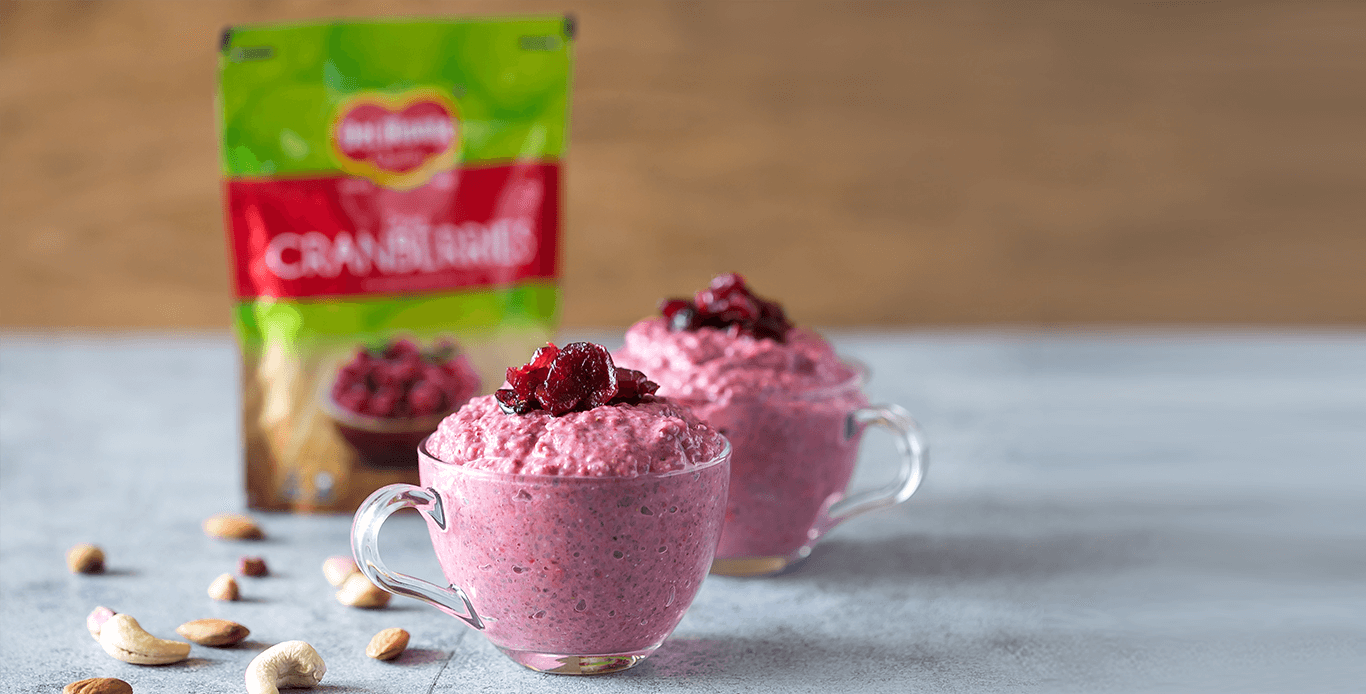 Cranberry Chia Seed Pudding