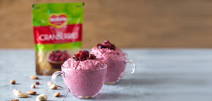 Del Monte Cranberry Chia Seed Pudding Recipe