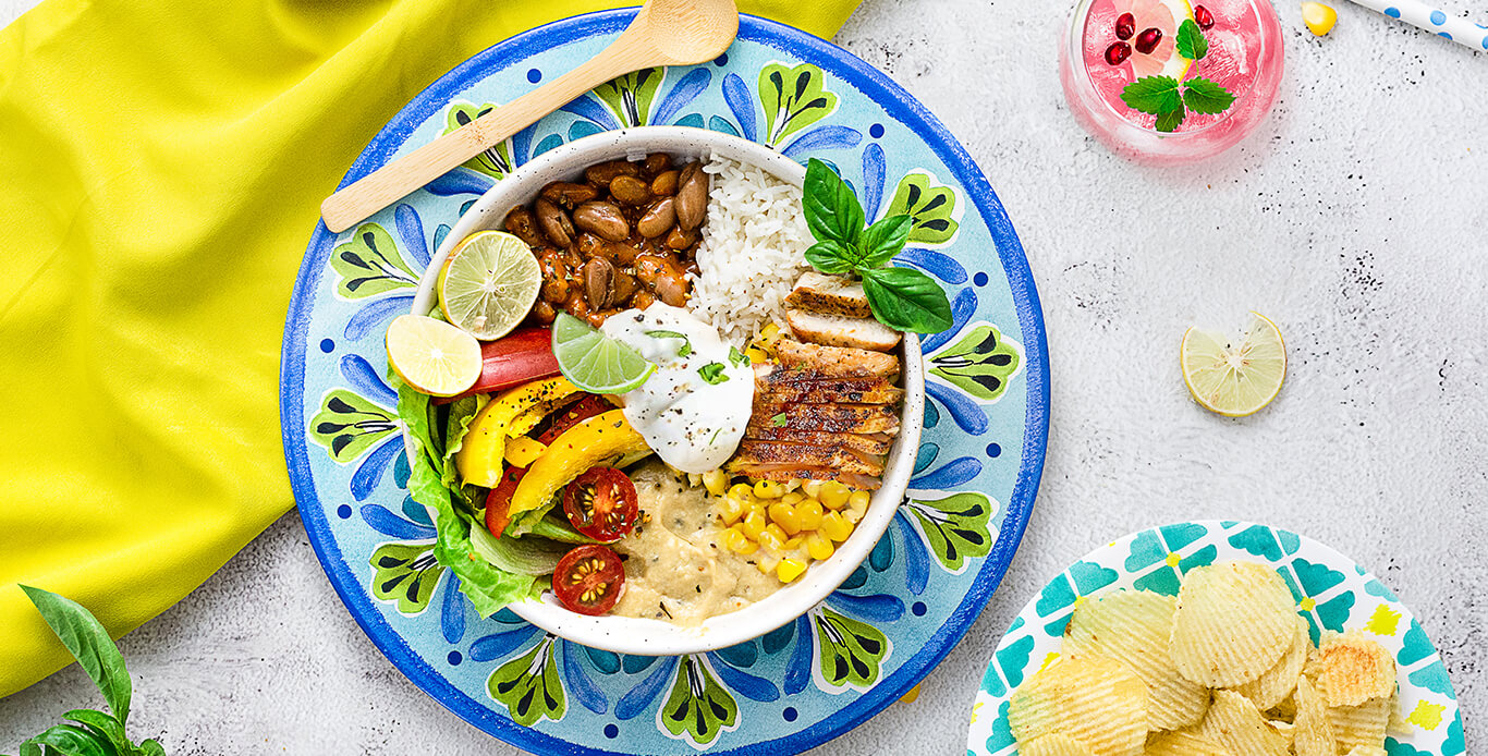 CHICKEN BURRITO BOWL