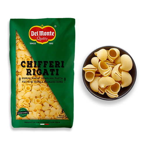 Del Monte Durum Wheat Pasta-Chifferi Rigati Product