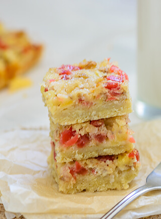 PINEAPPLE AND CHERRY BARS