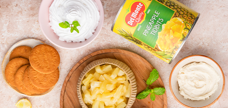 Del Monte Pineapple Cheesecake  Recipe