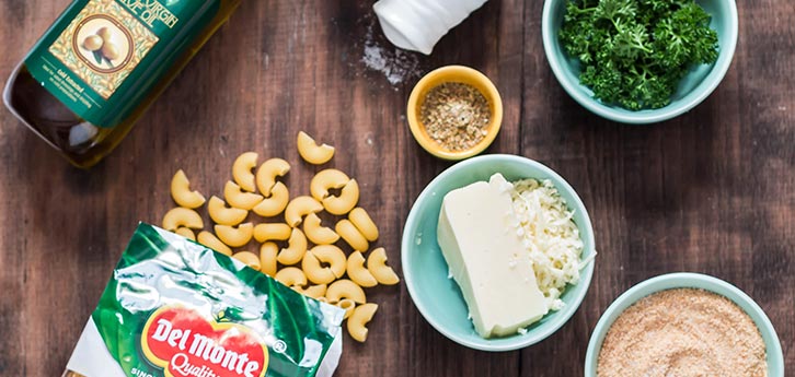 Del Monte Garlic Bread Crumb Pasta Recipe