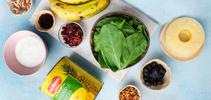 Del Monte Spinach Smoothie Bowl Recipe
