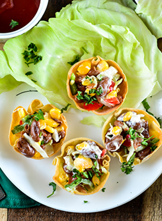Crunchy Taco Cups 