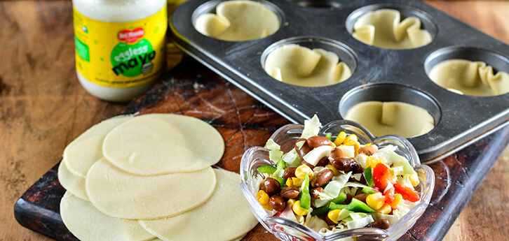 Del Monte Crunchy Taco Cups  Recipe