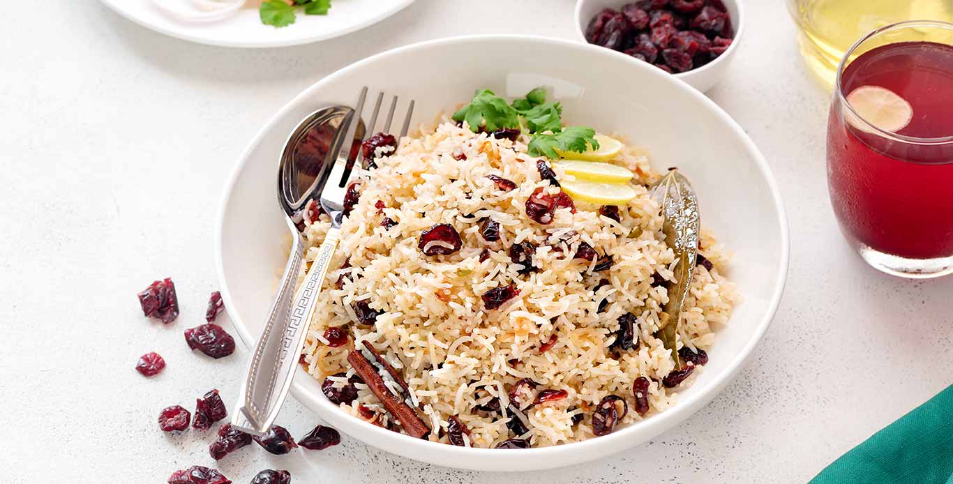 Cranberry Lemon Rice Pilaf