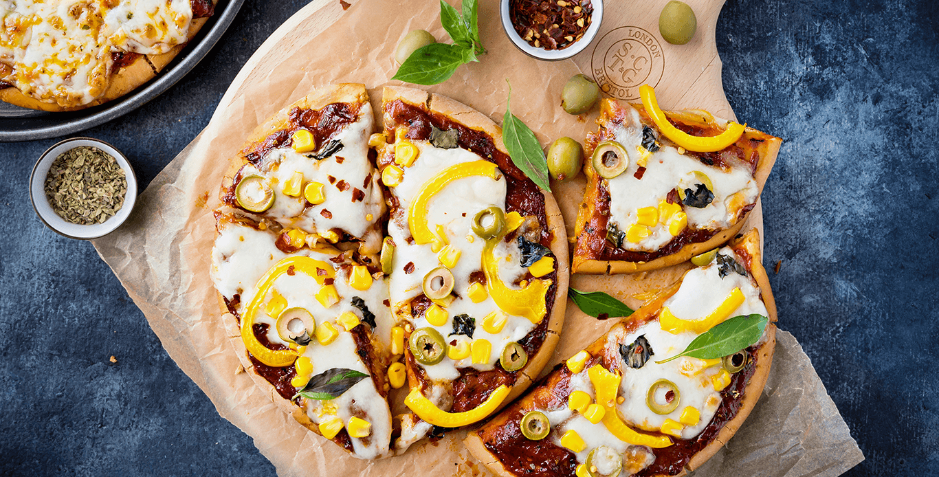 Olive & Corn Pizza 