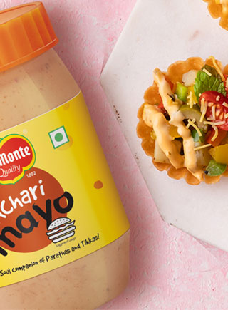 Achari Mayo Canapes 