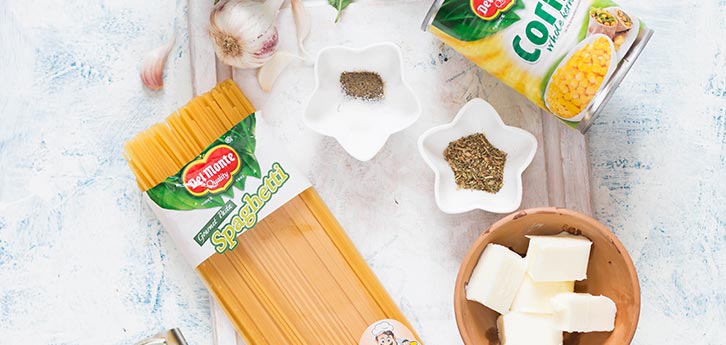 Del Monte Butter Corn Spaghetti  Recipe