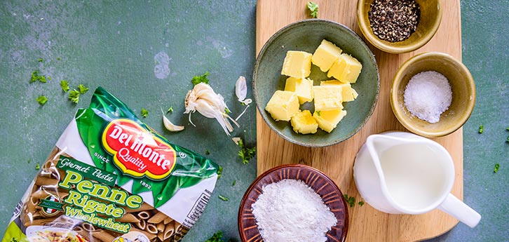 Del Monte Garlic Butter Pasta  Recipe