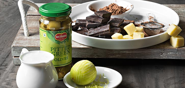 Del Monte Olive Chocolate Truffles  Recipe