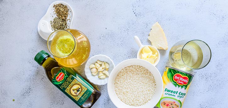 Del Monte Sweet  Corn Risotto  Recipe